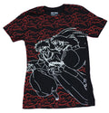 Inuyasha Girls Juniors T-Shirt - White Outlined Kagome & Inuyasha Red Clouds Hoodie, Sweatshirt | CiraTrend.com