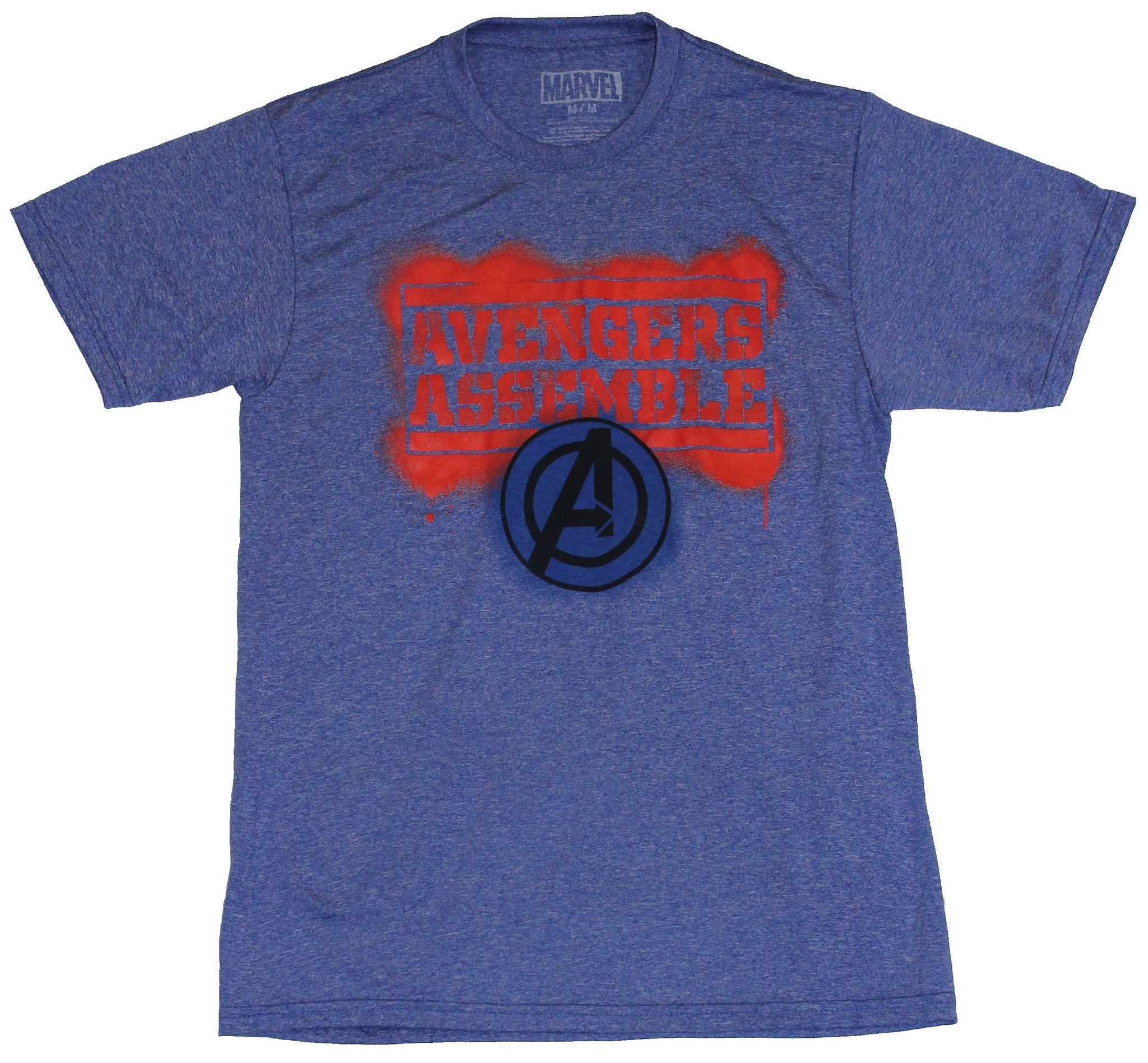 The Avengers Moisture Wicking Mens T-Shirt - Assemble Sprayed Stencil Image Hoodie, Sweatshirt | CiraTrend.com