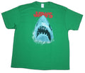Jaws Mens T-Shirt- Distressed Big Mouth Shark Under Red Name Image Style009 Hoodie, Sweatshirt | CiraTrend.com