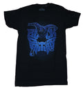 Black Panther Mens T-Shirt - T-Challa Diving Through Blue Letter Logo Hoodie, Sweatshirt | CiraTrend.com