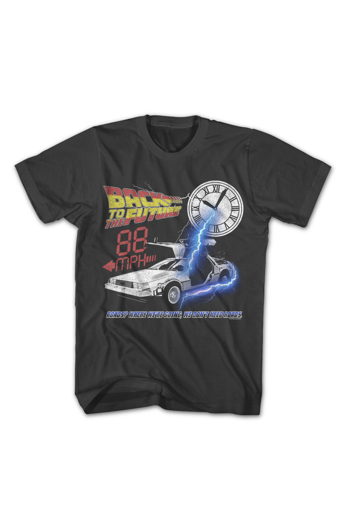 88 MPH We Don't Need Roads Back To The Future T-Shirt Hoodie, Sweatshirt | CiraTrend.com (Image 2)