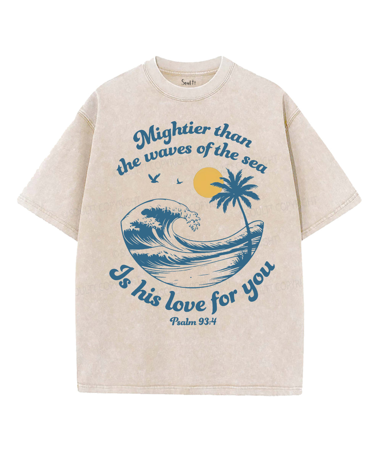 His Love For You Unisex Washed Christian T-shirt Style003 Hoodie, Sweatshirt | CiraTrend.com (Image 2)