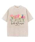 Full of Hope Unisex Washed Christian T-shirt Hoodie, Sweatshirt | CiraTrend.com (Image 1)