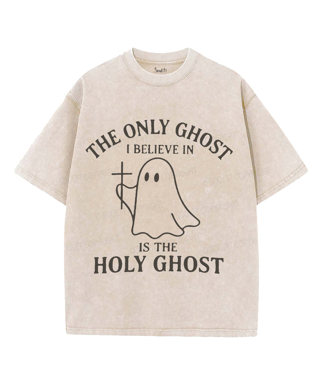 The Only Ghost Unisex Washed Christian T-shirt Style004 Hoodie, Sweatshirt | CiraTrend.com (Image 2)