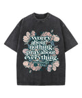 Worry About Nothing Pray About Everything Washed Christian T-shirt Hoodie, Sweatshirt | CiraTrend.com (Image 1)