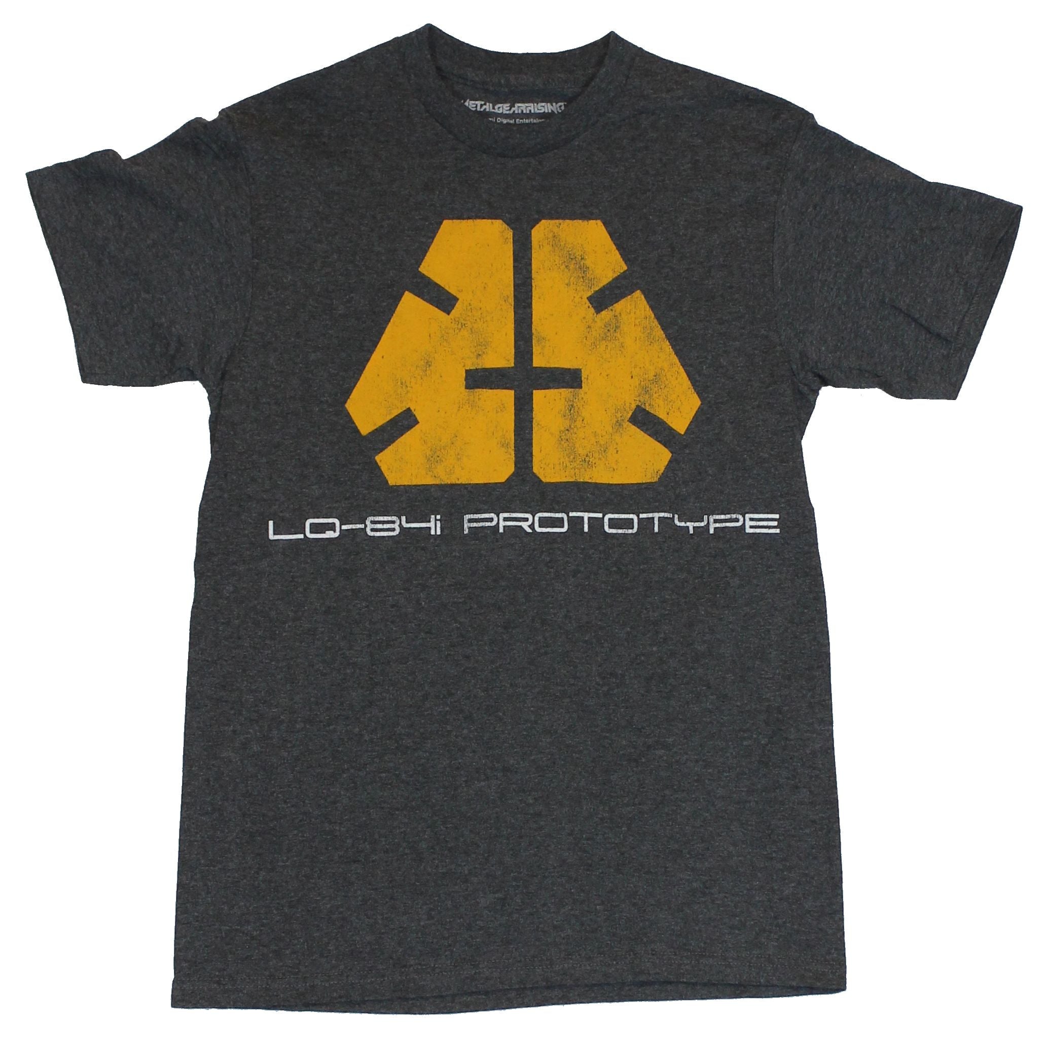 Metal Gear Rising Mens T-Shirt - LO-84i Prototupe Orange Logo Image Hoodie, Sweatshirt | CiraTrend.com