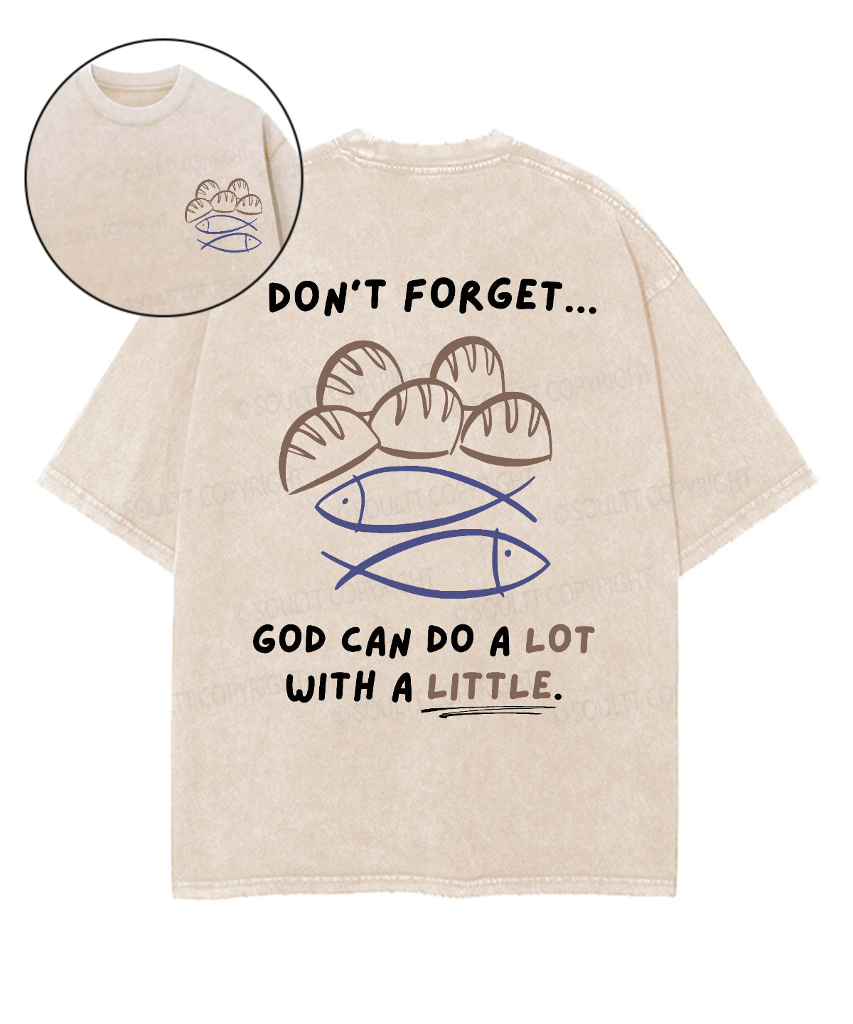 God Can Do Lot Little Double Sided Washed Christian T-Shirts, Hoodie, Sweatshirt