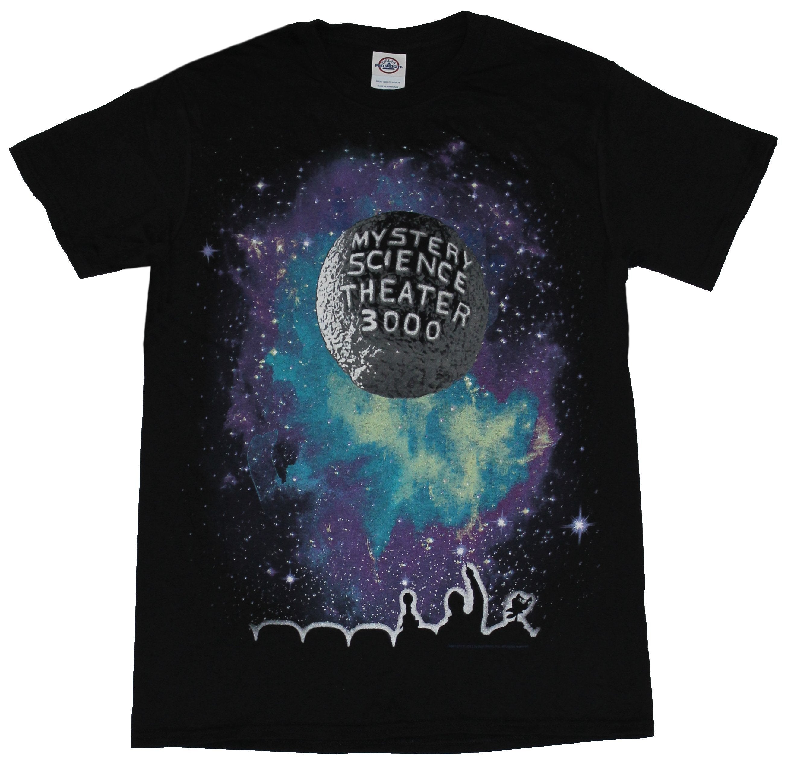 Mystery Science Theater 3000 Mens T-Shirt -  Purple Blue Moon Credits Image Hoodie, Sweatshirt | CiraTrend.com