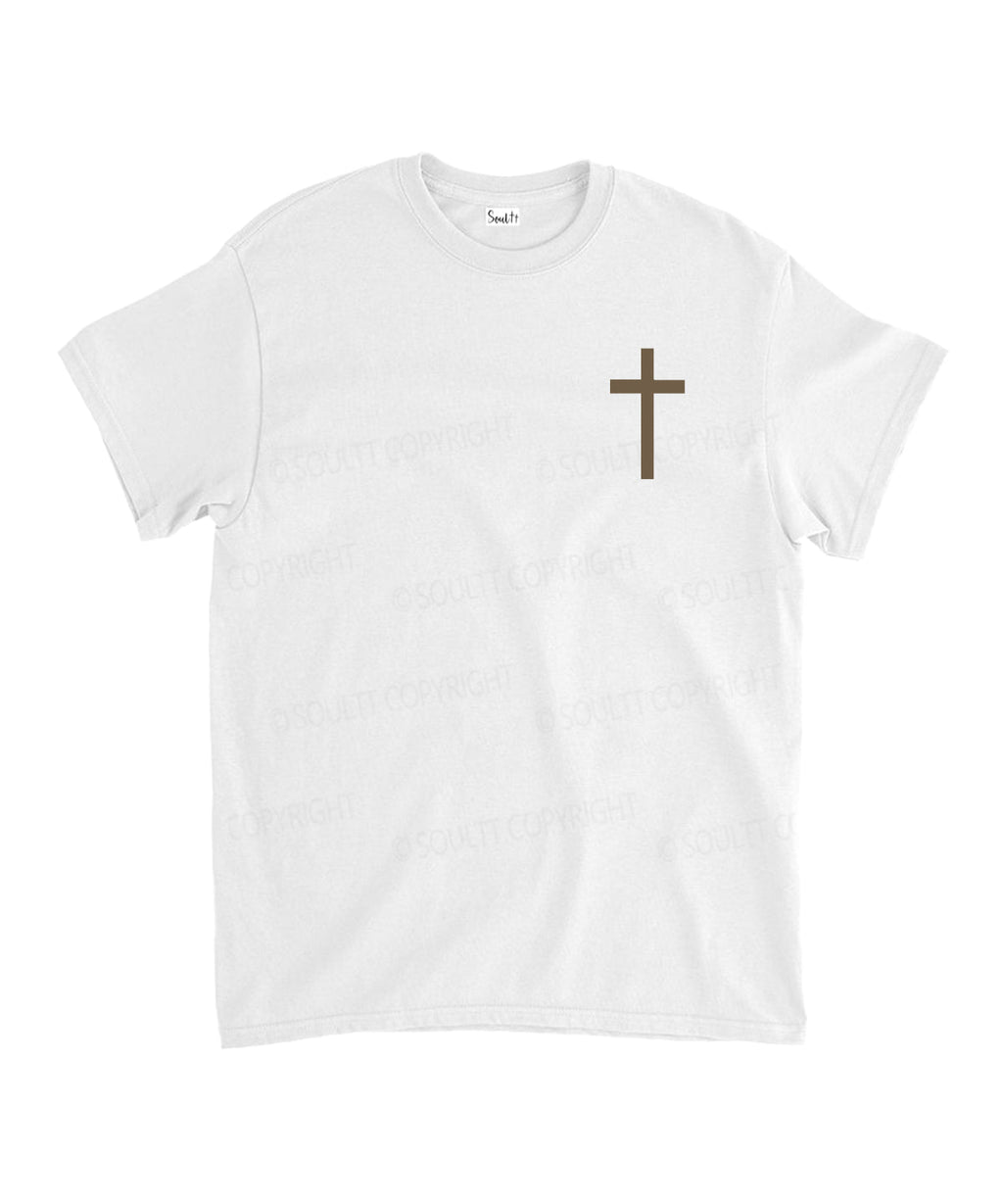 The Lamb Who Was Slain Is Risen Double Sided Unisex Cotton Christian T-Shirt Hoodie, Sweatshirt | CiraTrend.com (Image 2)