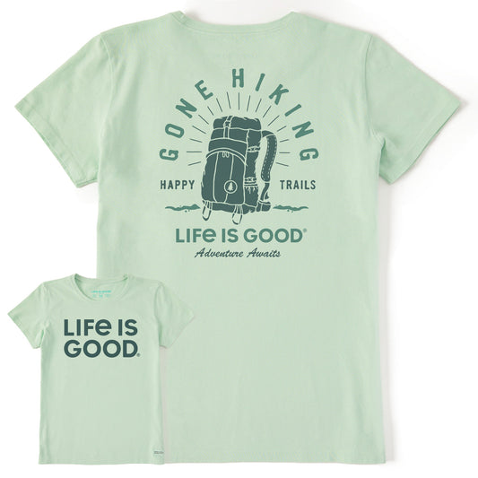 Women's Happy Trails Hiking Pack Short Sleeve Crusher Tee