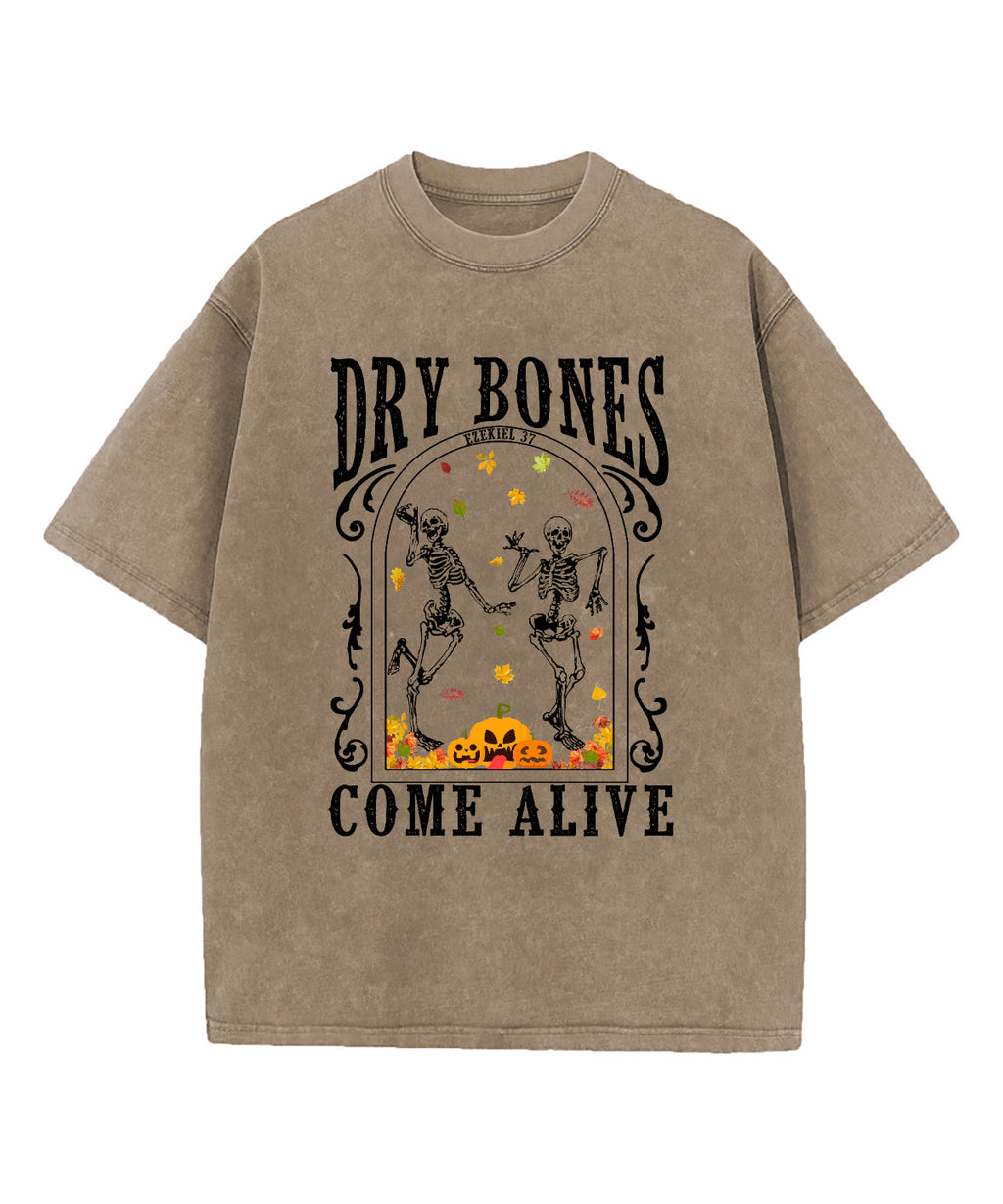 Dry Bones Come Alive Washed Christian T-shirt Style005 Hoodie, Sweatshirt | CiraTrend.com (Image 1)