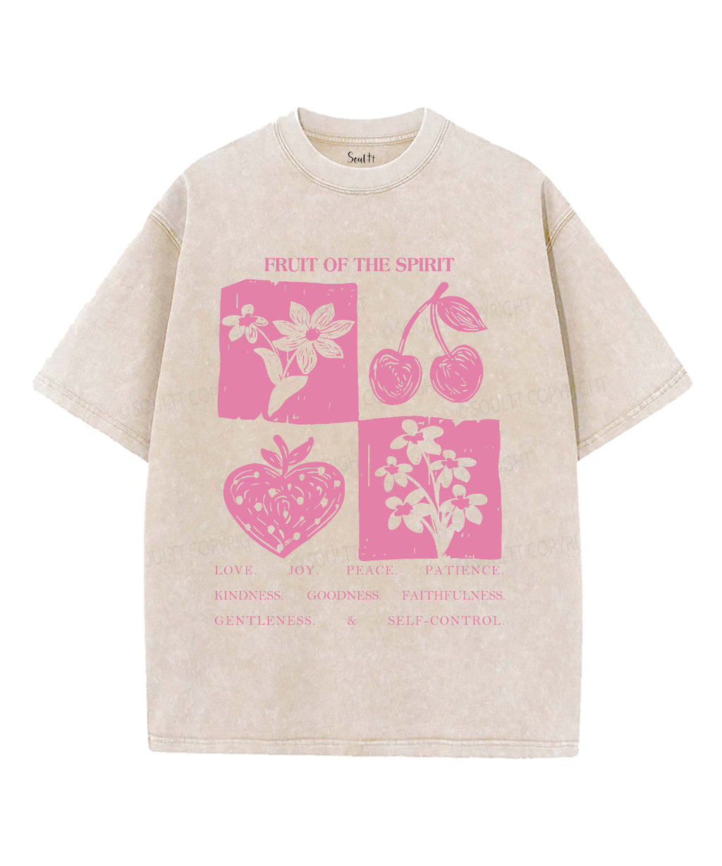 Fruit Of The Spirit Unisex Washed Christian T-shirt Style008 Hoodie, Sweatshirt | CiraTrend.com (Image 4)