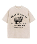 He Left the 99 Unisex Washed Christian T-shirt Style001 Hoodie, Sweatshirt | CiraTrend.com (Image 1)