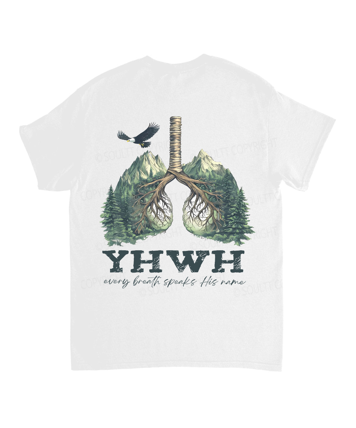 Every Breath Speaks His Name Double Sided Unisex Cotton Christian T-Shirt Style003 Hoodie, Sweatshirt (Image 3)