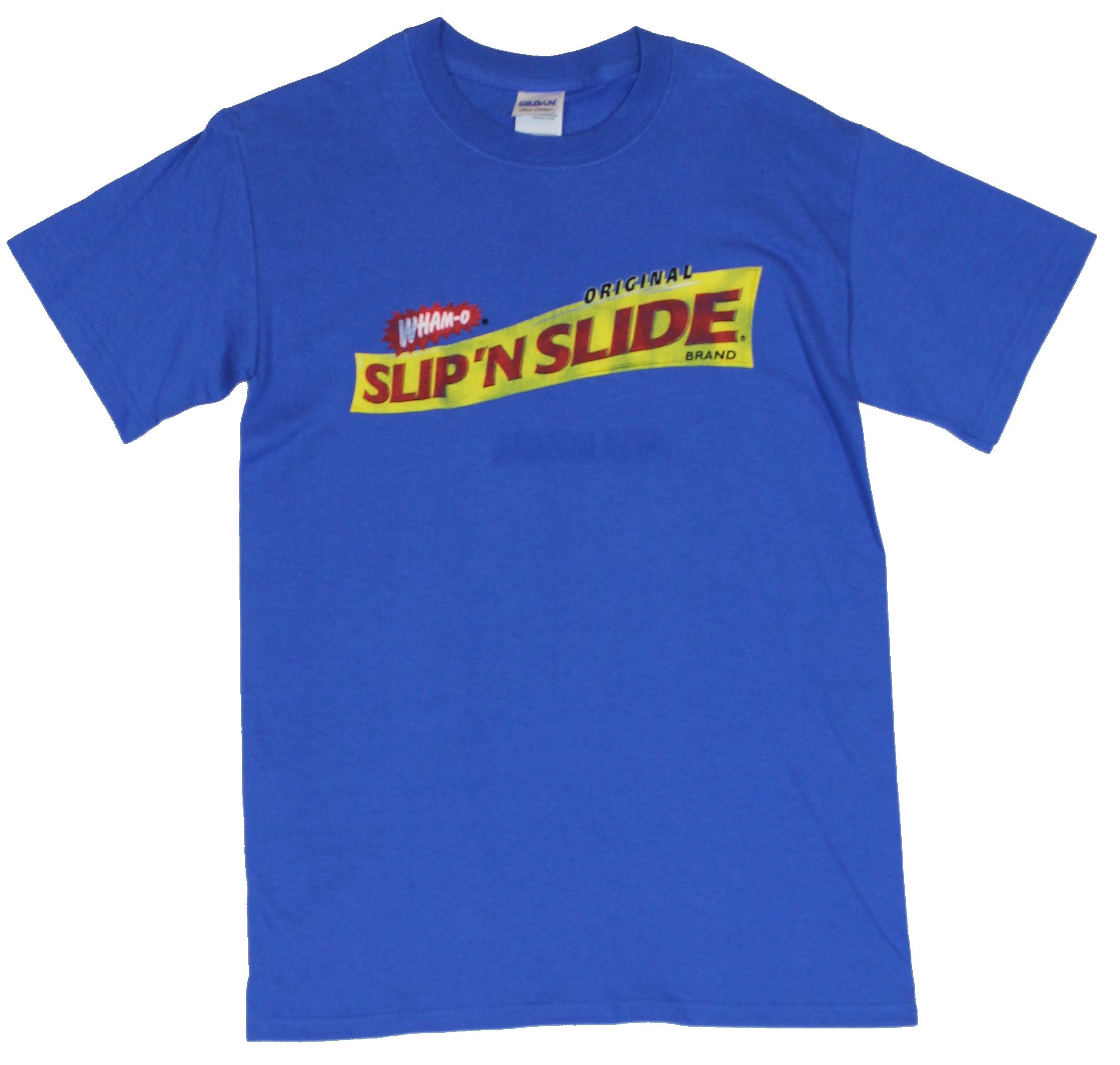 Slip N Slide Mens T-Shirt  - Image of the Logo from the Wham-O Water Toy Hoodie, Sweatshirt | CiraTrend.com