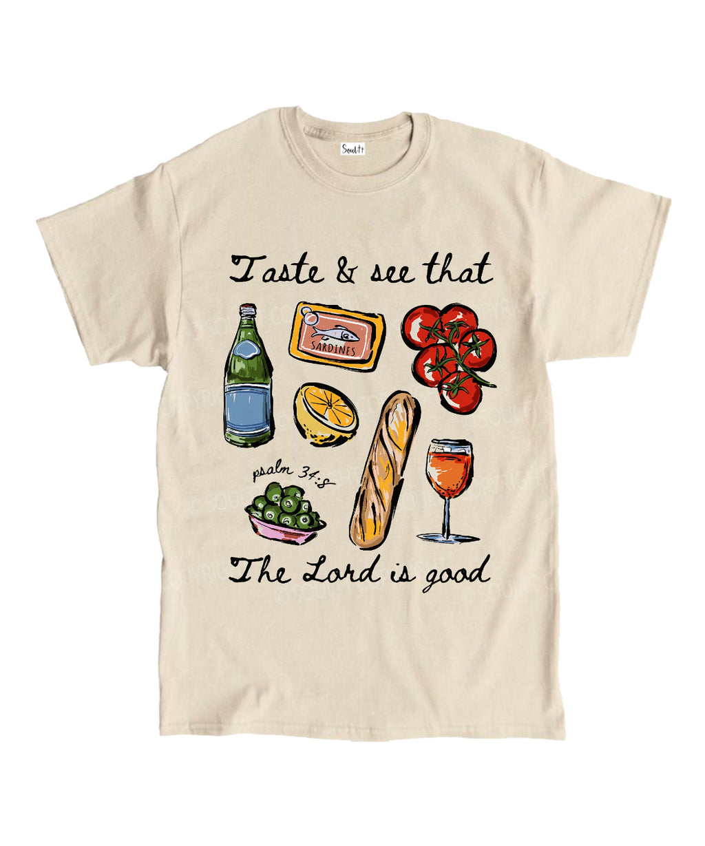 The Lord Is Good Unisex Cotton Christian T-Shirt Hoodie, Sweatshirt | CiraTrend.com (Image 1)