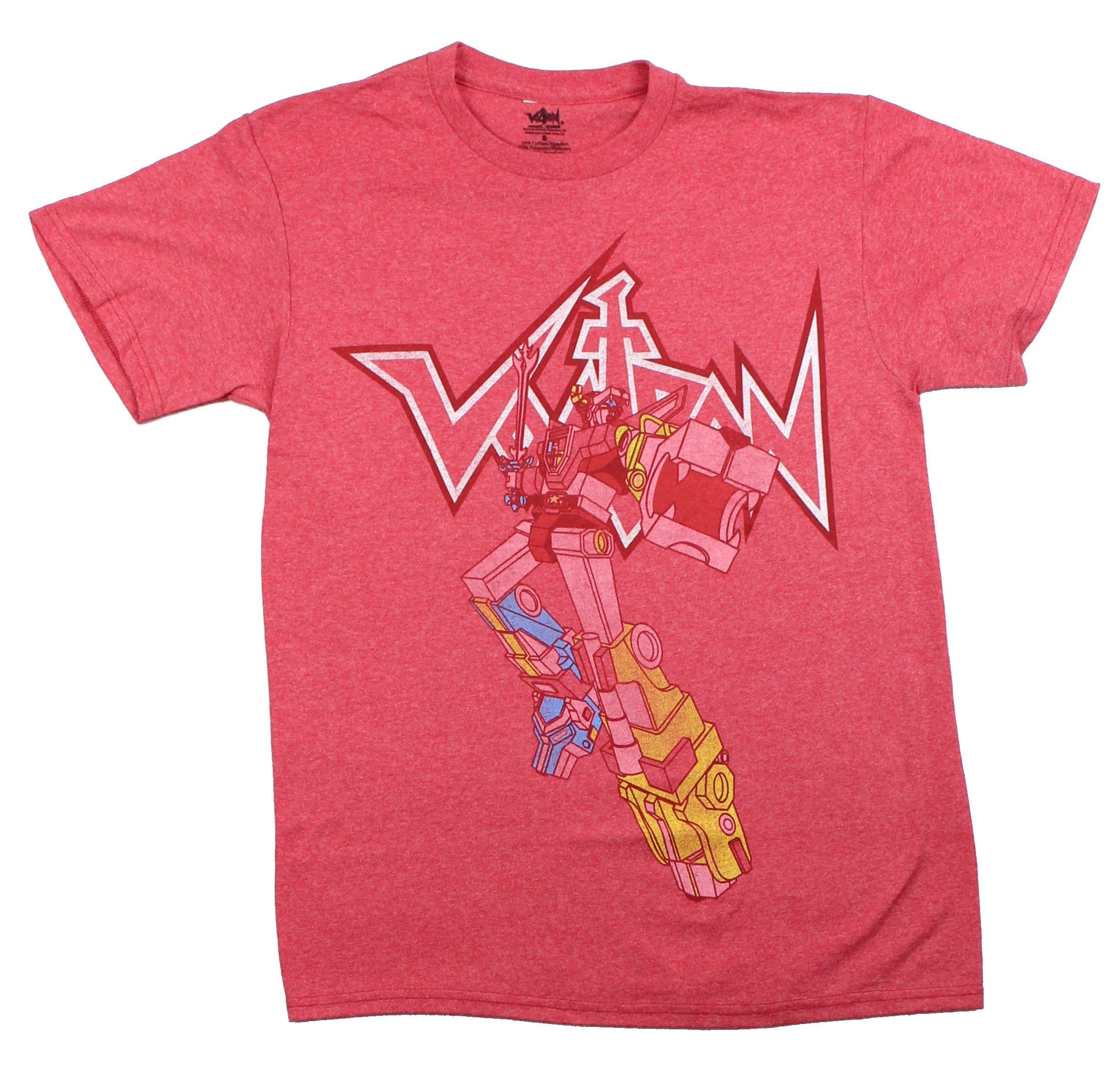 Voltron Mens T-Shirt - Battle Ready Distressed Image Hoodie, Sweatshirt | CiraTrend.com
