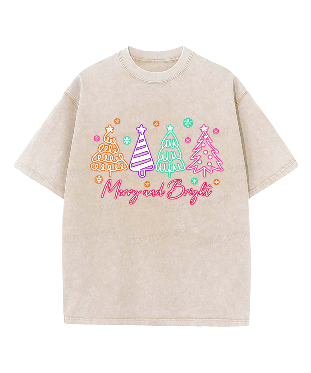 Merry And Bright Washed Christian T-shirt Style002 Hoodie, Sweatshirt | CiraTrend.com (Image 5)