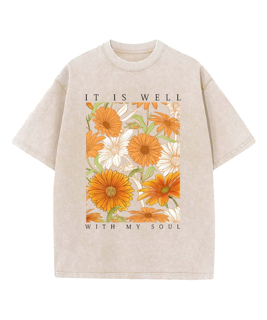 It Is Well With My Soul Washed Christian T-shirt Style009 Hoodie, Sweatshirt | CiraTrend.com (Image 4)