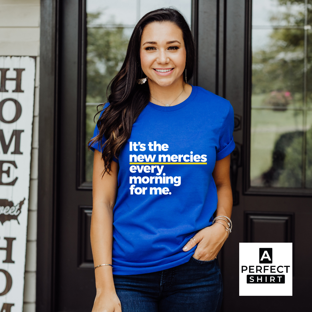 New Morning New Mercies Unisex T-Shirt Hoodie, Sweatshirt | CiraTrend.com (Image 5)