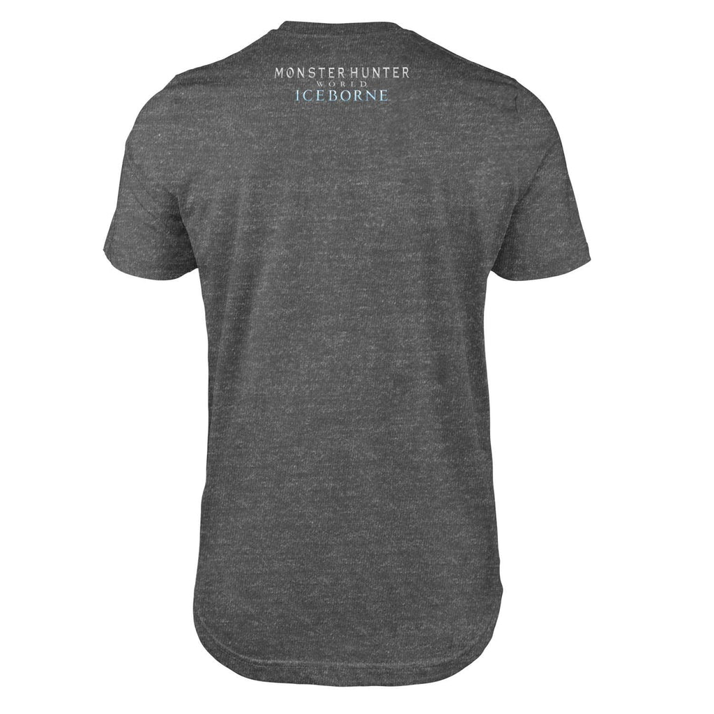 Monster Hunter Mens T-Shirt - Iceborne Blue Print Emblem Hoodie, Sweatshirt | CiraTrend.com (Image 2)