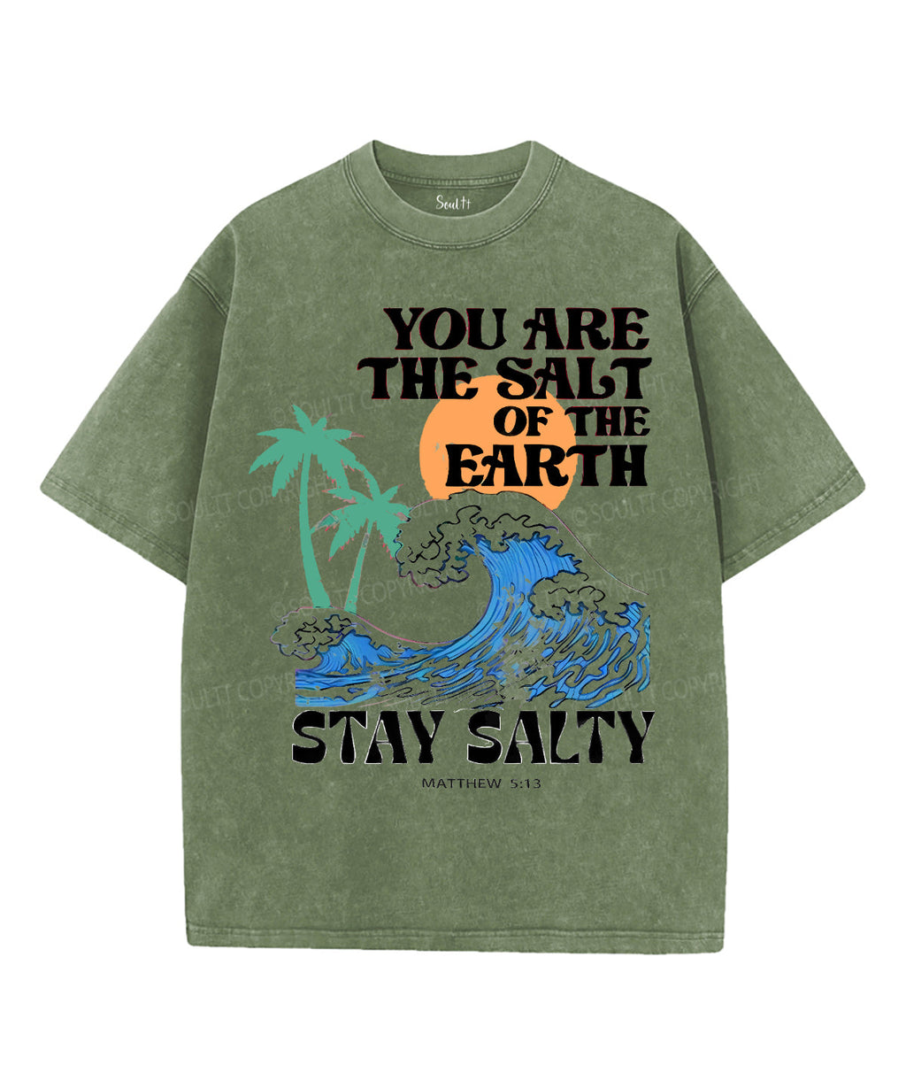 Stay Salty Unisex Washed Christian T-shirt Style012 Hoodie, Sweatshirt | CiraTrend.com (Image 3)