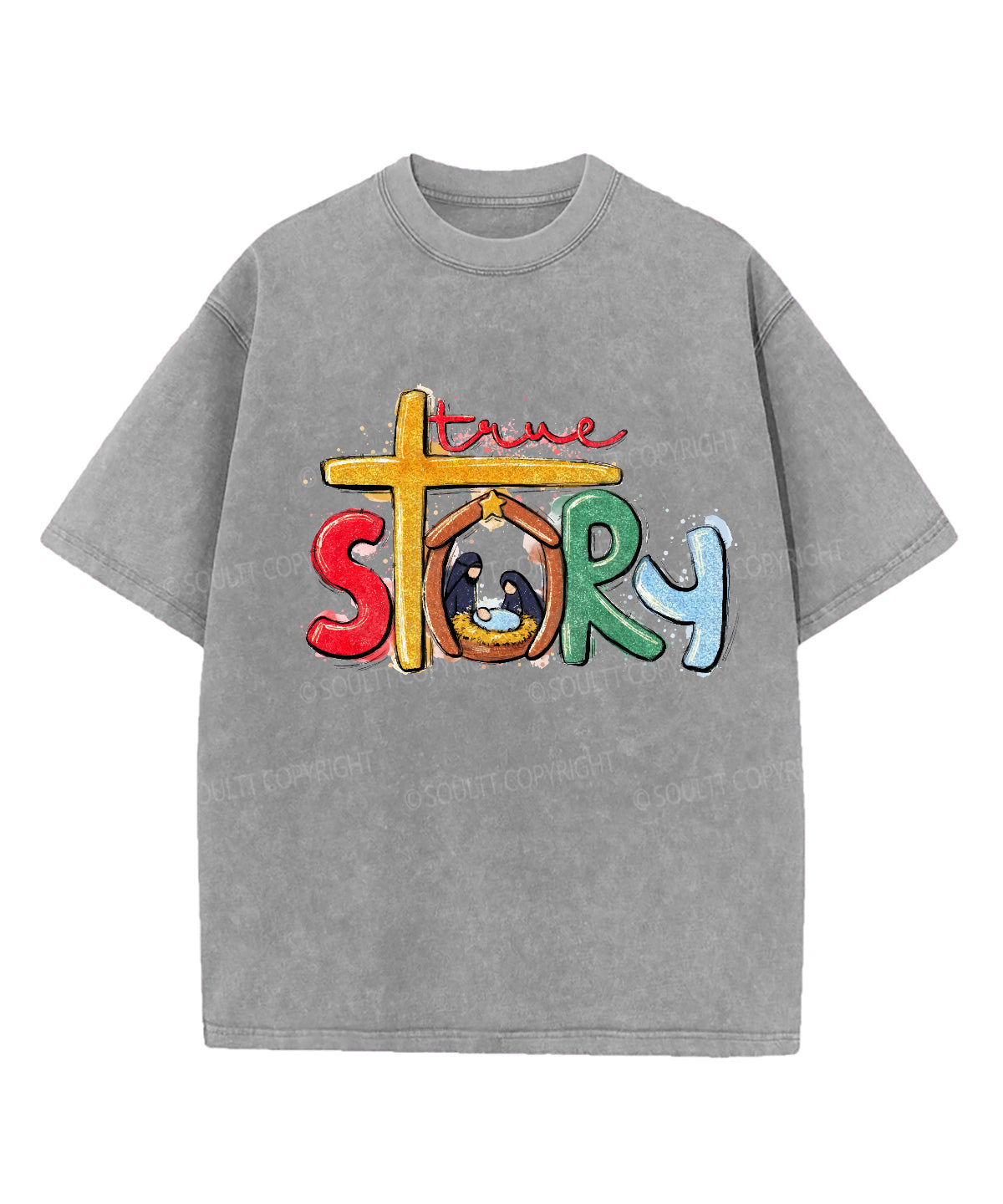 Ture Story Washed Christian T-shirt Style002 Hoodie, Sweatshirt | CiraTrend.com (Image 5)