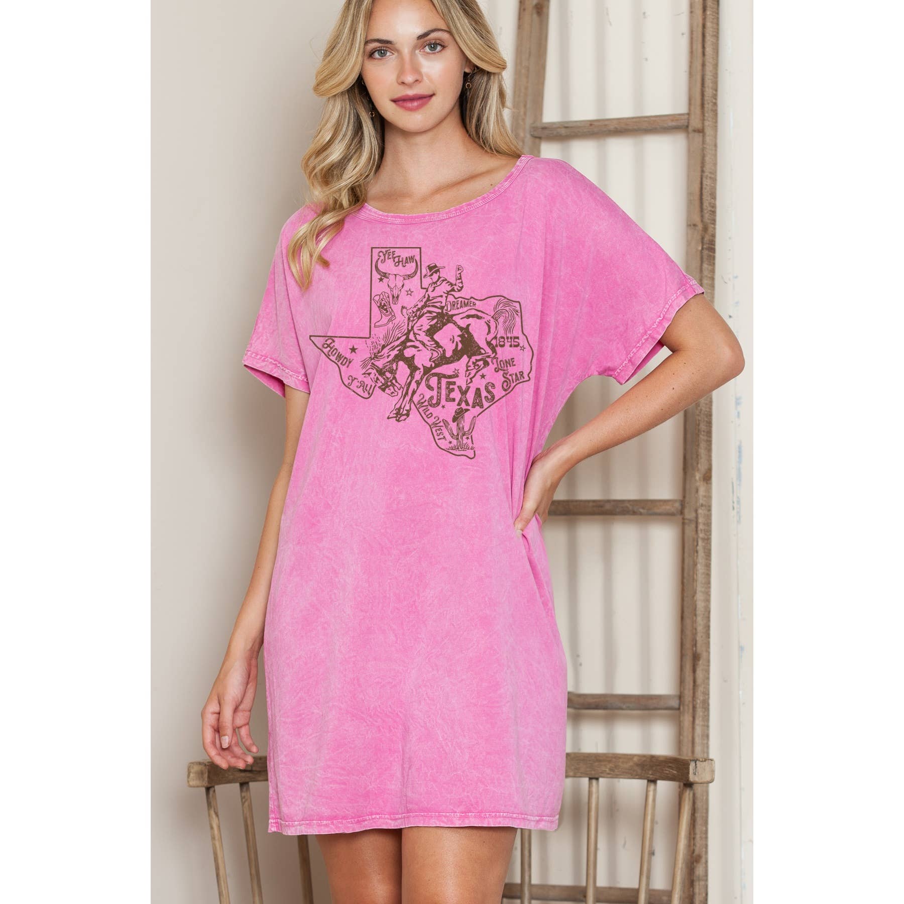 Texas Mineral Washed Dress