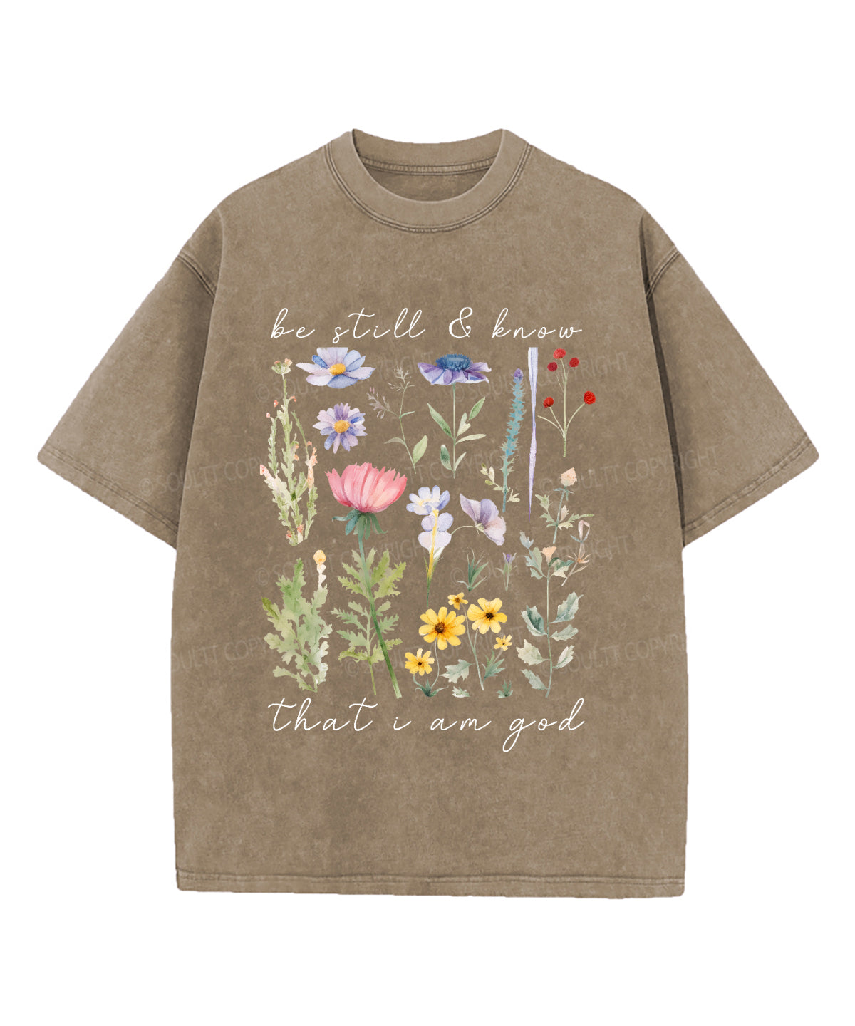 Be Still & Know Washed Christian T-shirt Hoodie, Sweatshirt | CiraTrend.com (Image 5)