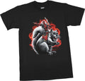 Deadpool Mens T-Shirt - Pointing While Riding Squirrel Hoodie, Sweatshirt | CiraTrend.com