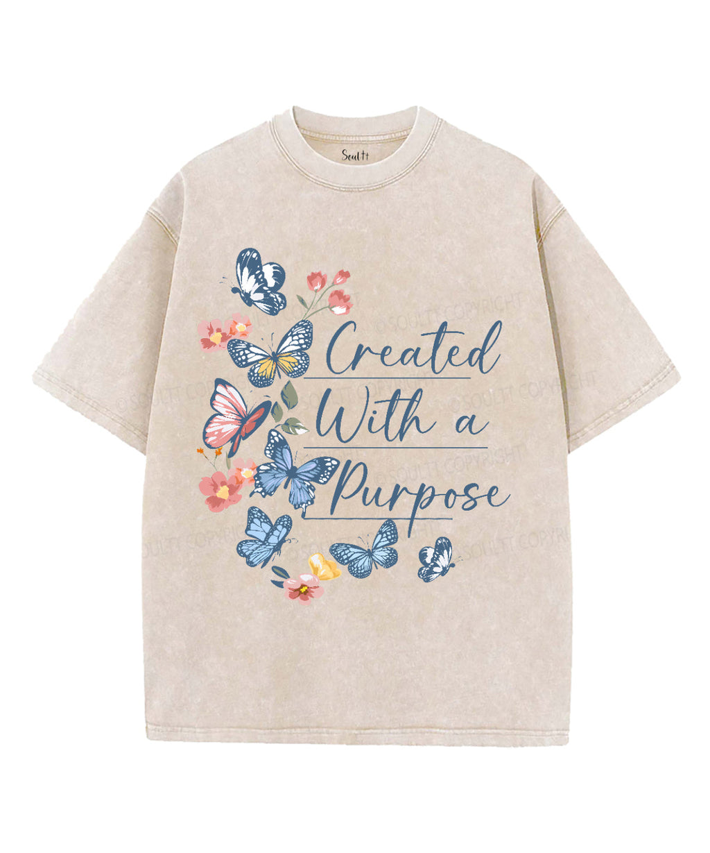 Created Perpose Washed Christian T-Shirts, Hoodie, Sweatshirt
