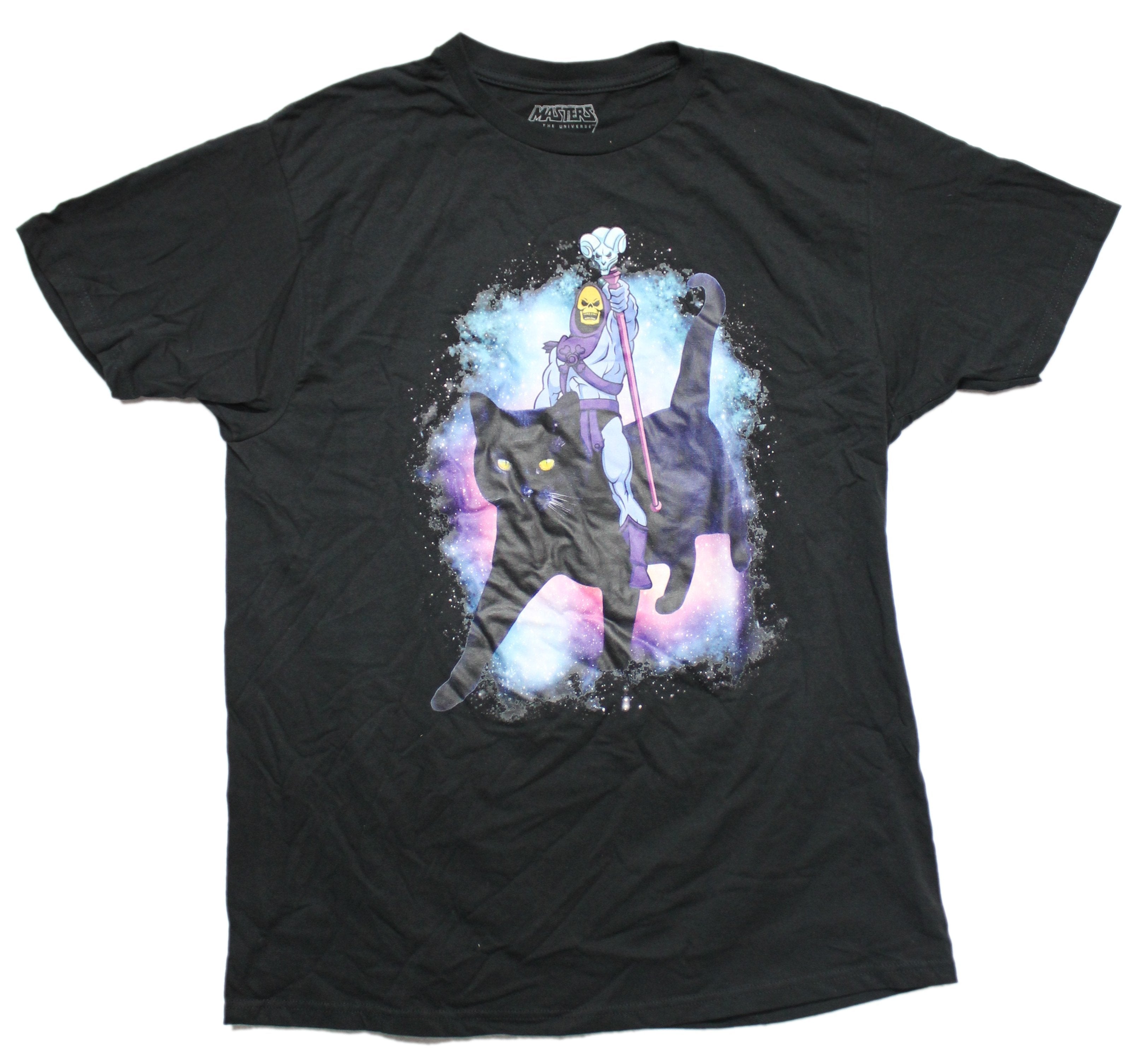 Masters of The Universe Mens T-Shirt - Skeletor Cat Space Ride Hoodie, Sweatshirt | CiraTrend.com