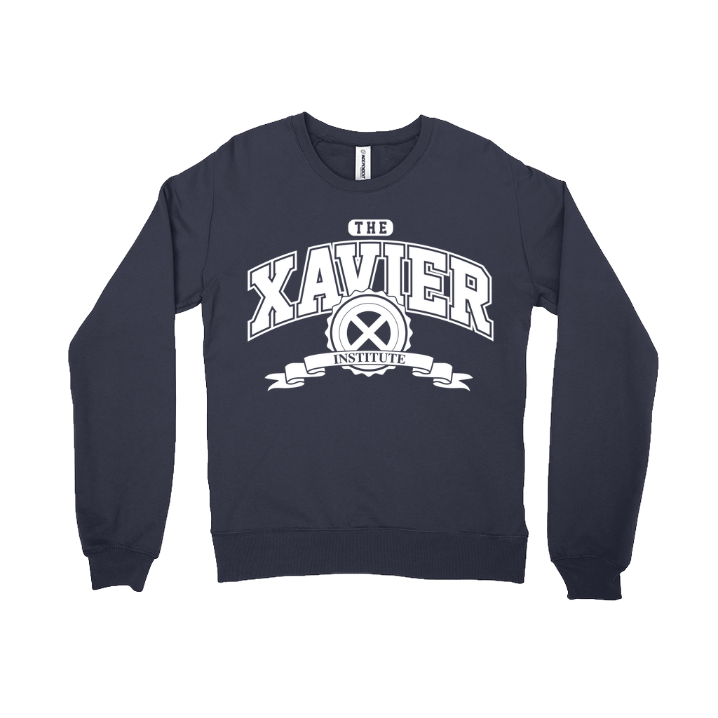 Xavier Institute Crewneck Sweatshirt - Navy T-Shirts, Hoodie | CiraTrend.com