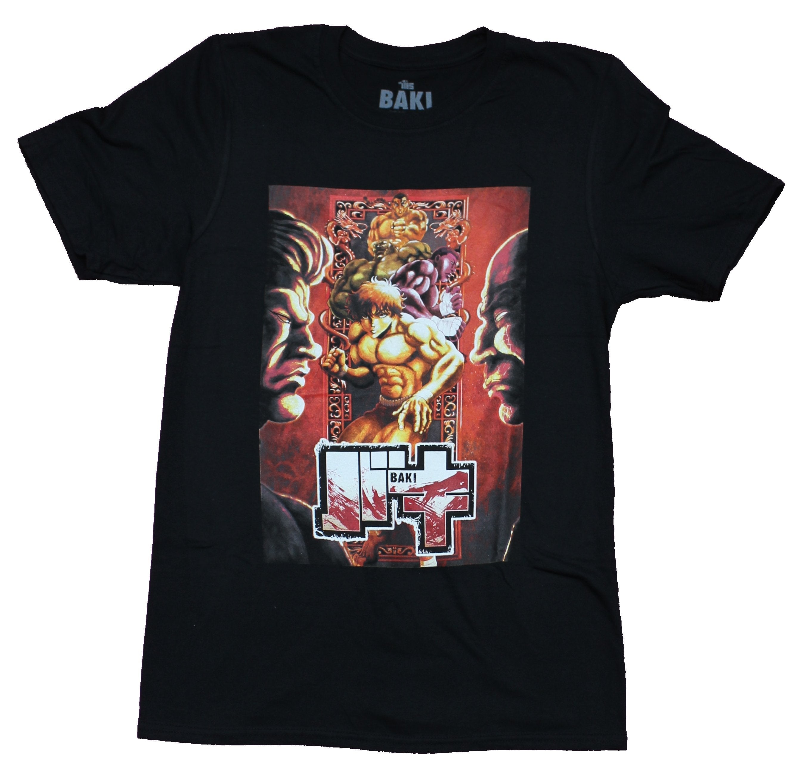 Baki  Mens T-Shirt - Key Art Battle Ready Character Image Hoodie, Sweatshirt | CiraTrend.com