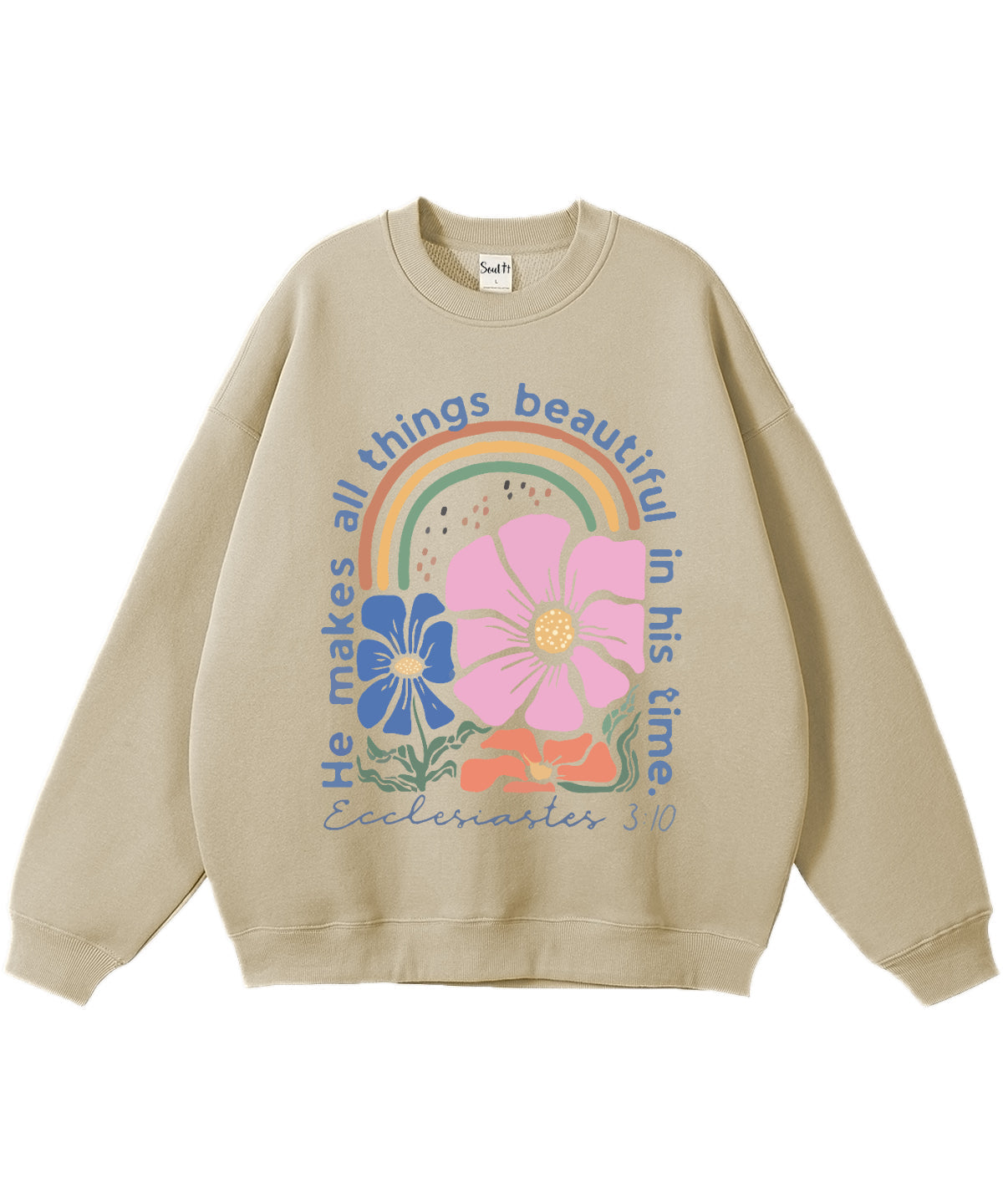 He Makes All Things Beautiful Cotton Christian Sweatshirt T-Shirts, Hoodie | CiraTrend.com (Image 4)