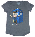 Doctor Who Girls Juniors T-Shirt - Cartoon Styled 3-D Glasses Image Hoodie, Sweatshirt | CiraTrend.com
