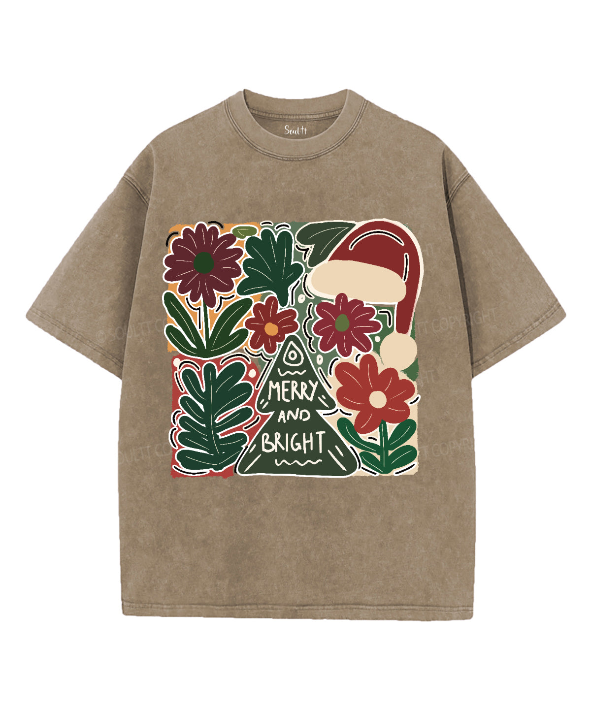 Merry And Bright Washed Christian T-shirt Style003 Hoodie, Sweatshirt | CiraTrend.com (Image 5)