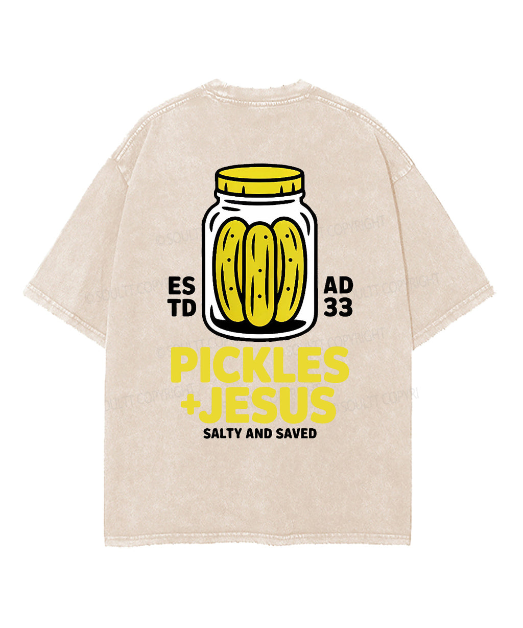 Salty And Saved Double Sided Unisex Washed Christian T-shirt Style007 Hoodie, Sweatshirt | CiraTrend.com (Image 3)