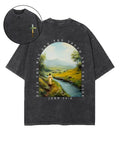 He Is The Way Double Sided Unisex Washed Christian T-shirt Style001 Hoodie, Sweatshirt | CiraTrend.com (Image 1)