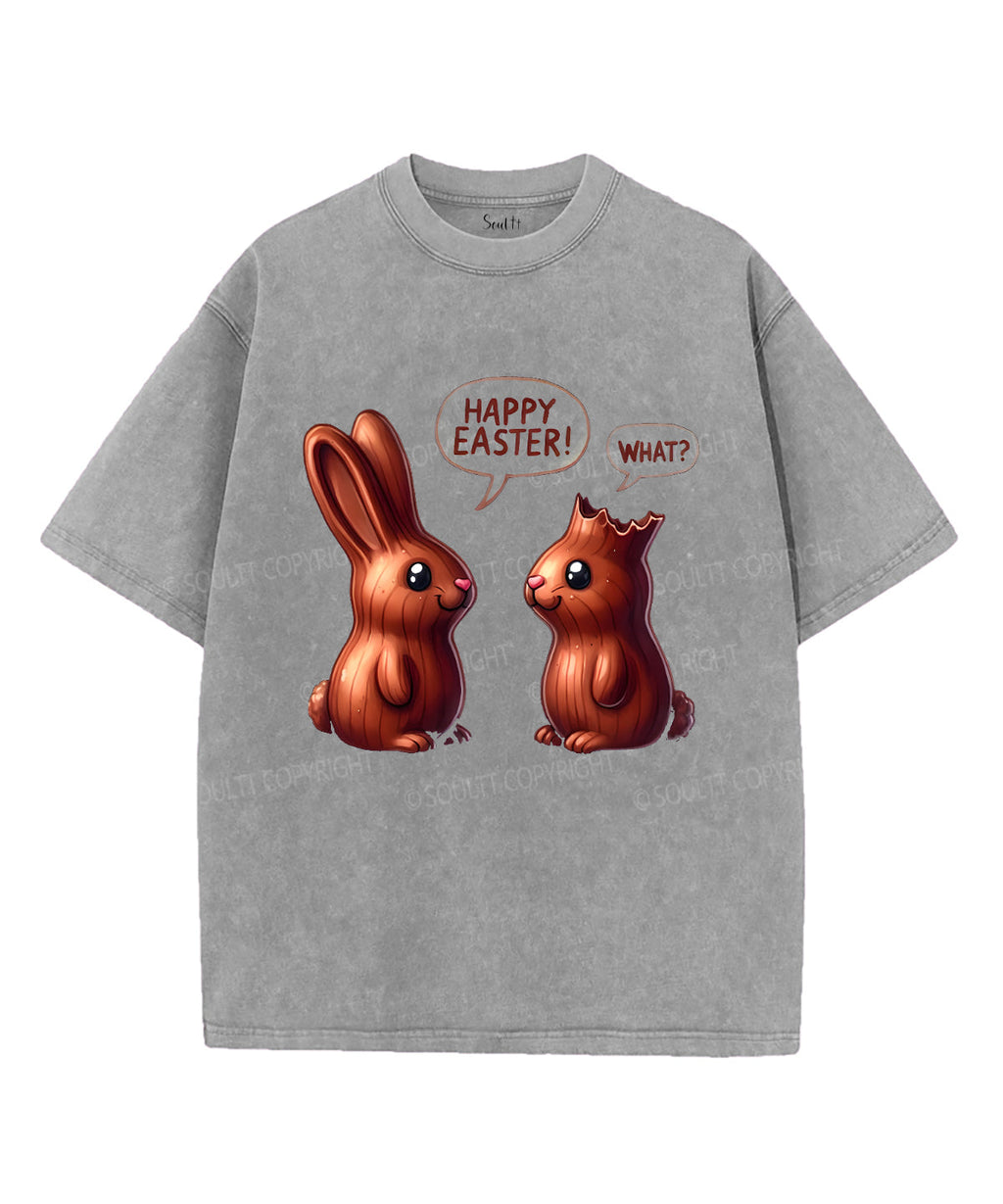 Happy Easter Unisex Washed Christian T-shirt Hoodie, Sweatshirt | CiraTrend.com (Image 3)