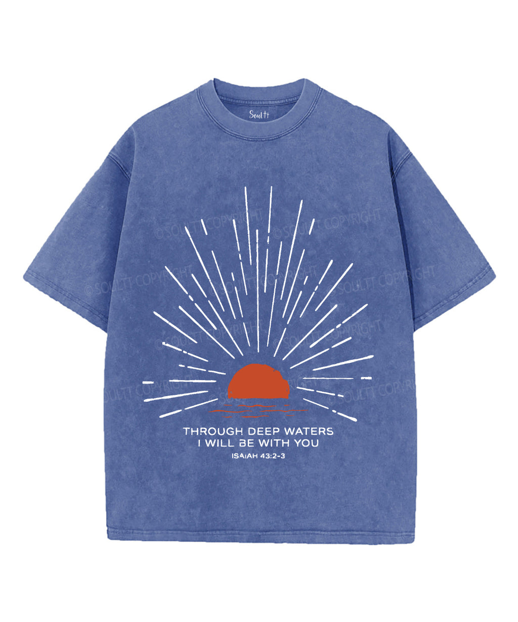 I Will Be With You Unisex Washed Christian T-shirt Style009 Hoodie, Sweatshirt | CiraTrend.com (Image 3)