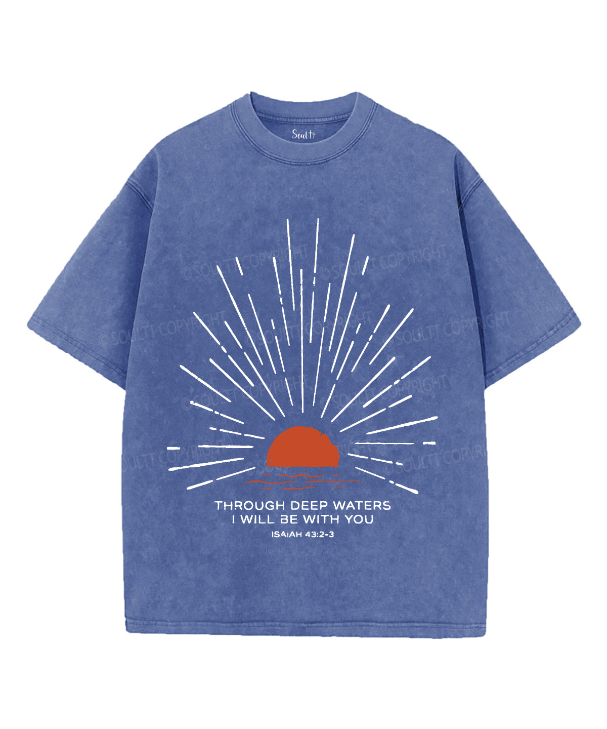 I Will Be With You Unisex Washed Christian T-shirt Style009 Hoodie, Sweatshirt | CiraTrend.com (Image 3)