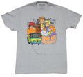 Scooby Doo Mens T-Shirt - Where Are You team Stance Over Bus Hoodie, Sweatshirt | CiraTrend.com