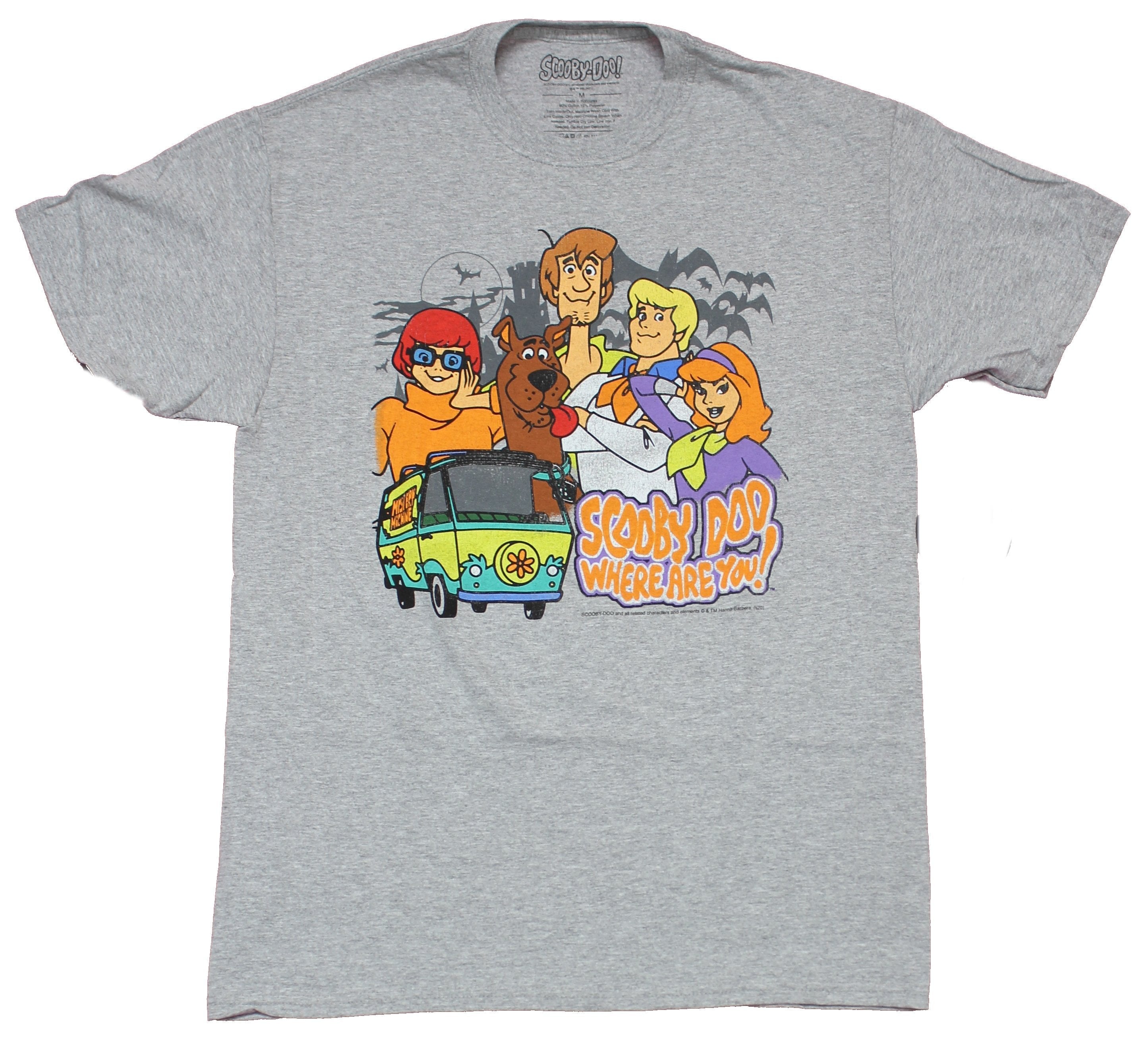 Scooby Doo Mens T-Shirt - Where Are You team Stance Over Bus Hoodie, Sweatshirt | CiraTrend.com