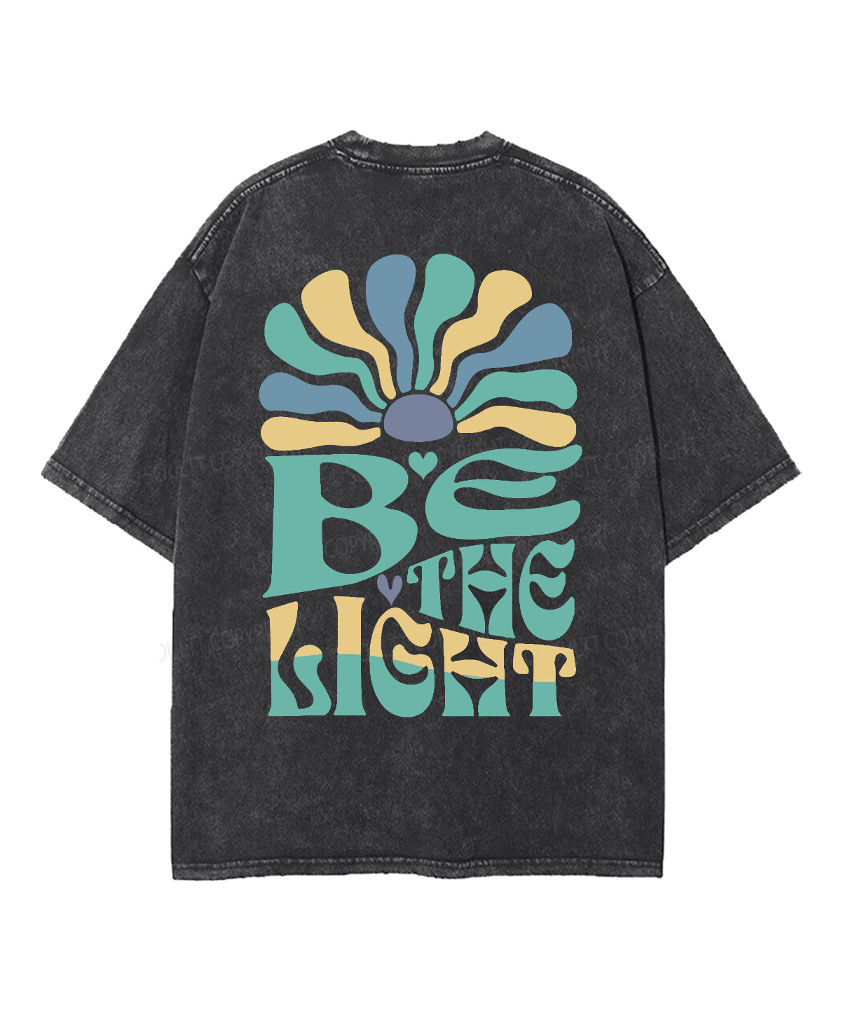 Be The Light Washed Christian T-shirt Style010 Hoodie, Sweatshirt | CiraTrend.com (Image 3)