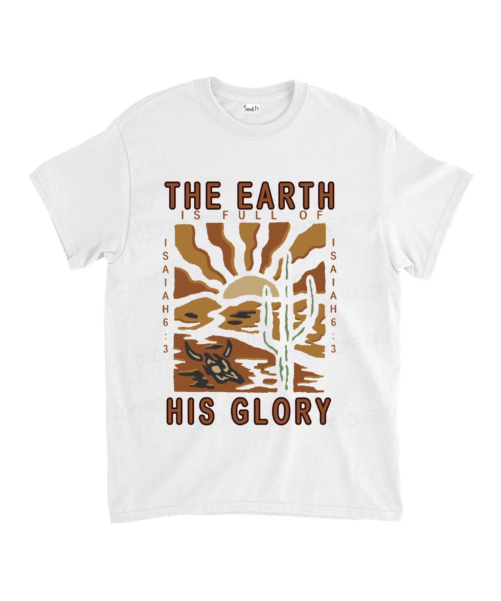 The Earth Is Full Of His Glory Unisex Cotton Christian T-Shirt Style004 Hoodie, Sweatshirt | CiraTrend.com (Image 2)
