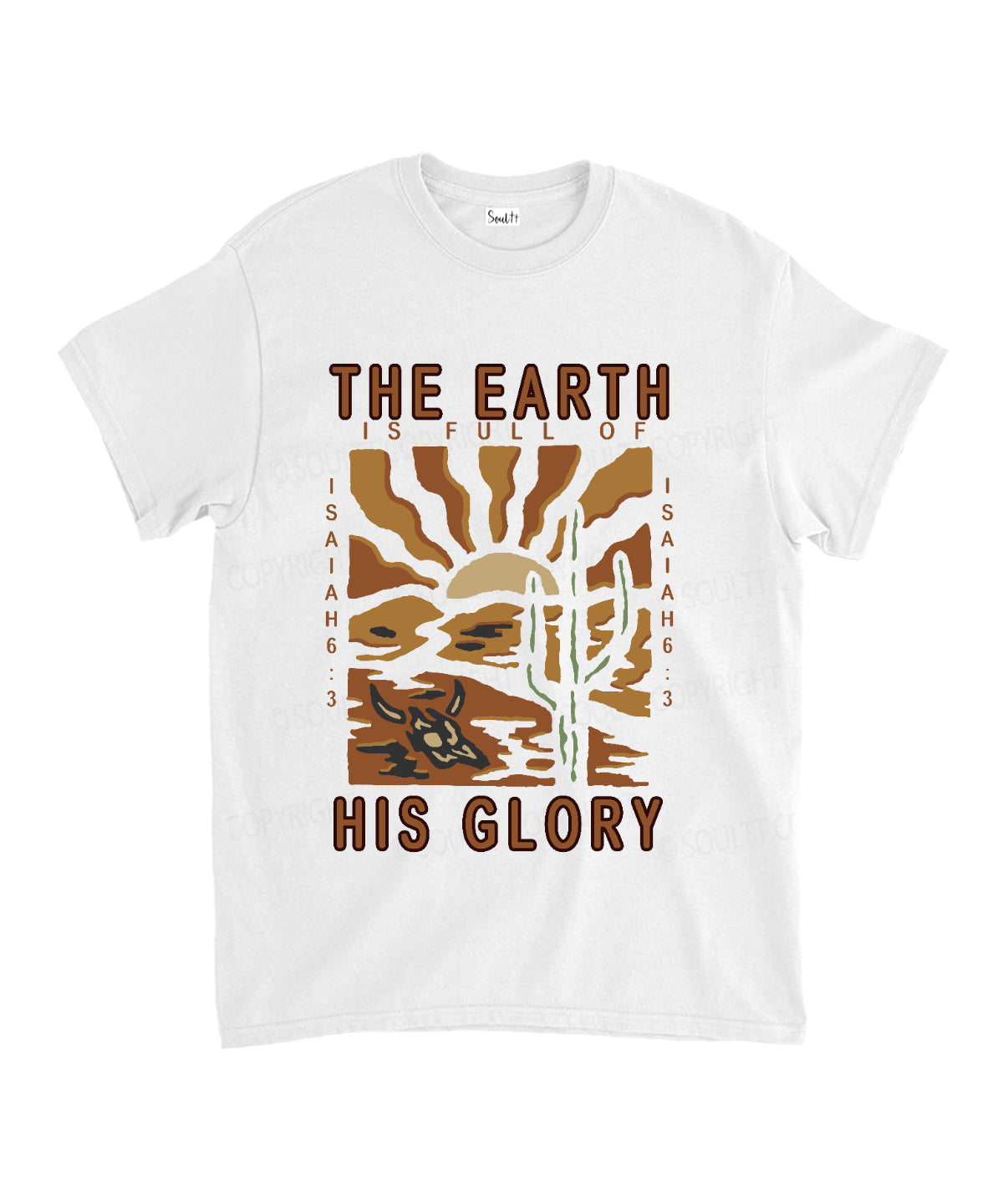 The Earth Is Full Of His Glory Unisex Cotton Christian T-Shirt Style004 Hoodie, Sweatshirt | CiraTrend.com (Image 2)