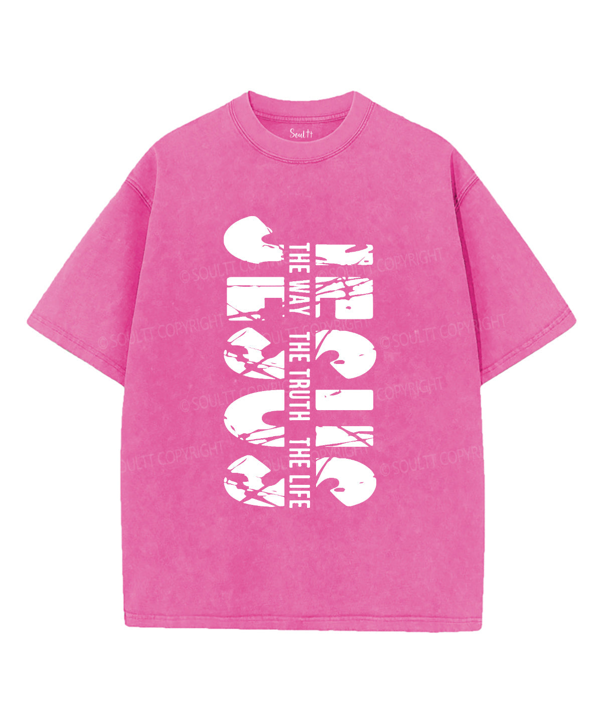 The Way The Truth The Life Washed Christian T-shirt Hoodie, Sweatshirt | CiraTrend.com (Image 2)