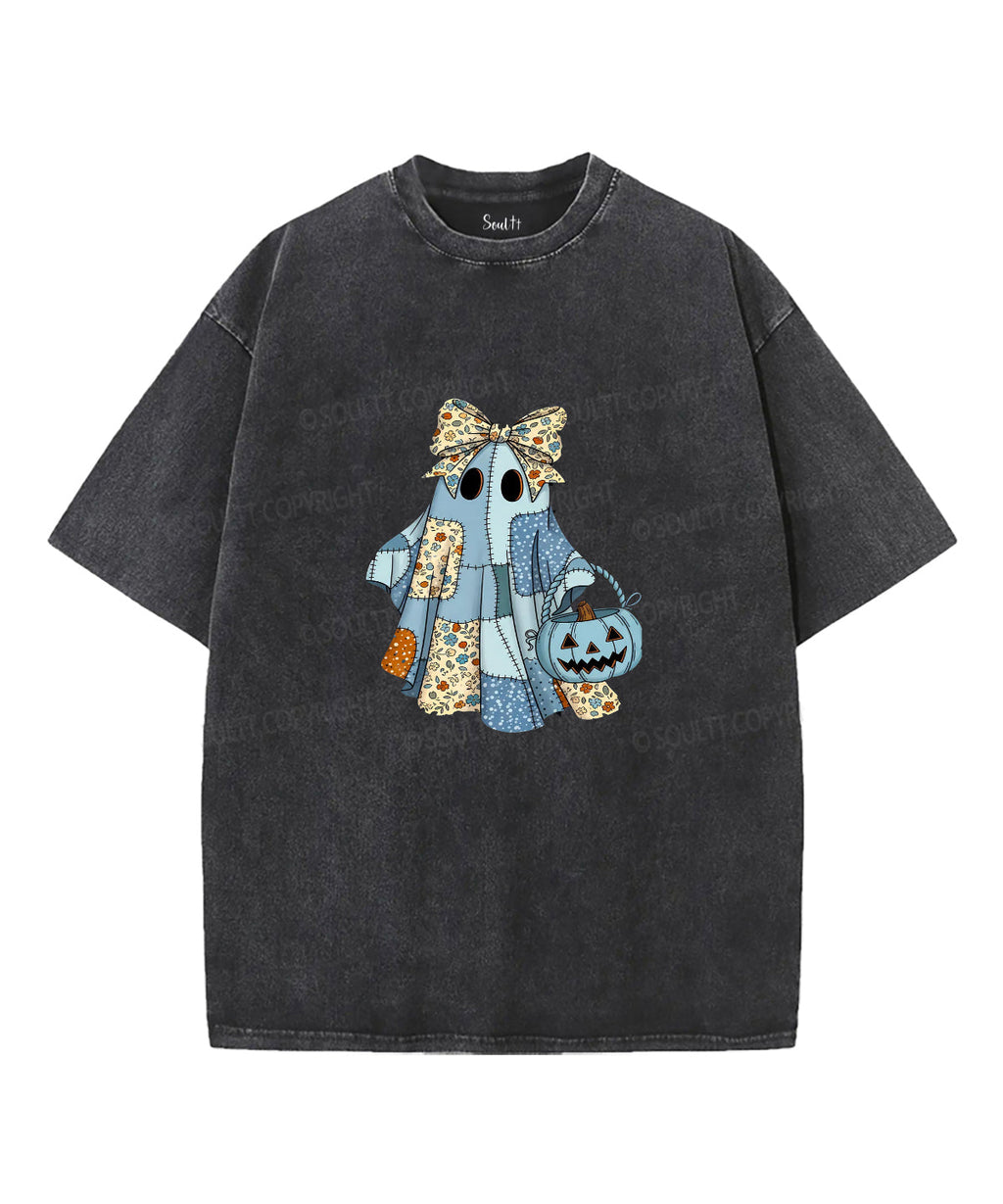 Halloween Holy Ghost Double Sided Unisex Washed Christian T-shirt Hoodie, Sweatshirt | CiraTrend.com (Image 2)