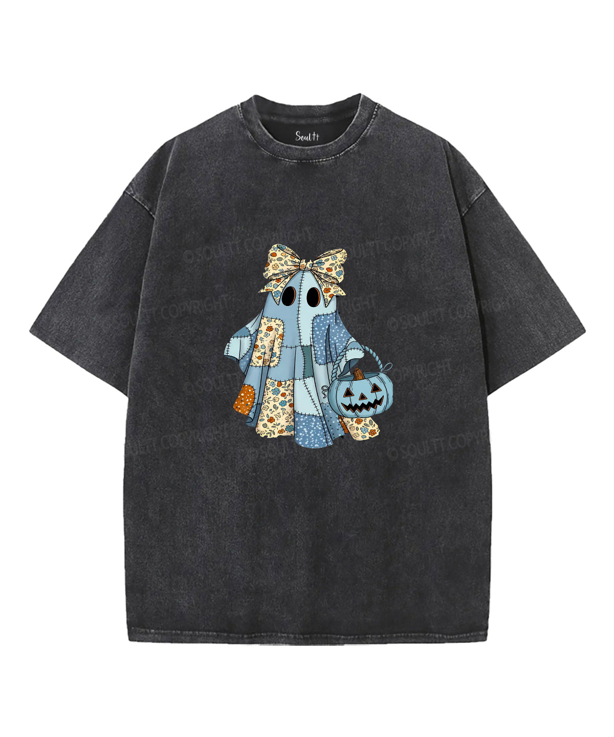 Halloween Holy Ghost Double Sided Unisex Washed Christian T-shirt Hoodie, Sweatshirt | CiraTrend.com (Image 2)
